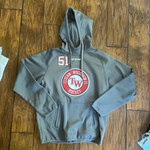CCM Team Wisconsin oversized hockey sweatshirt